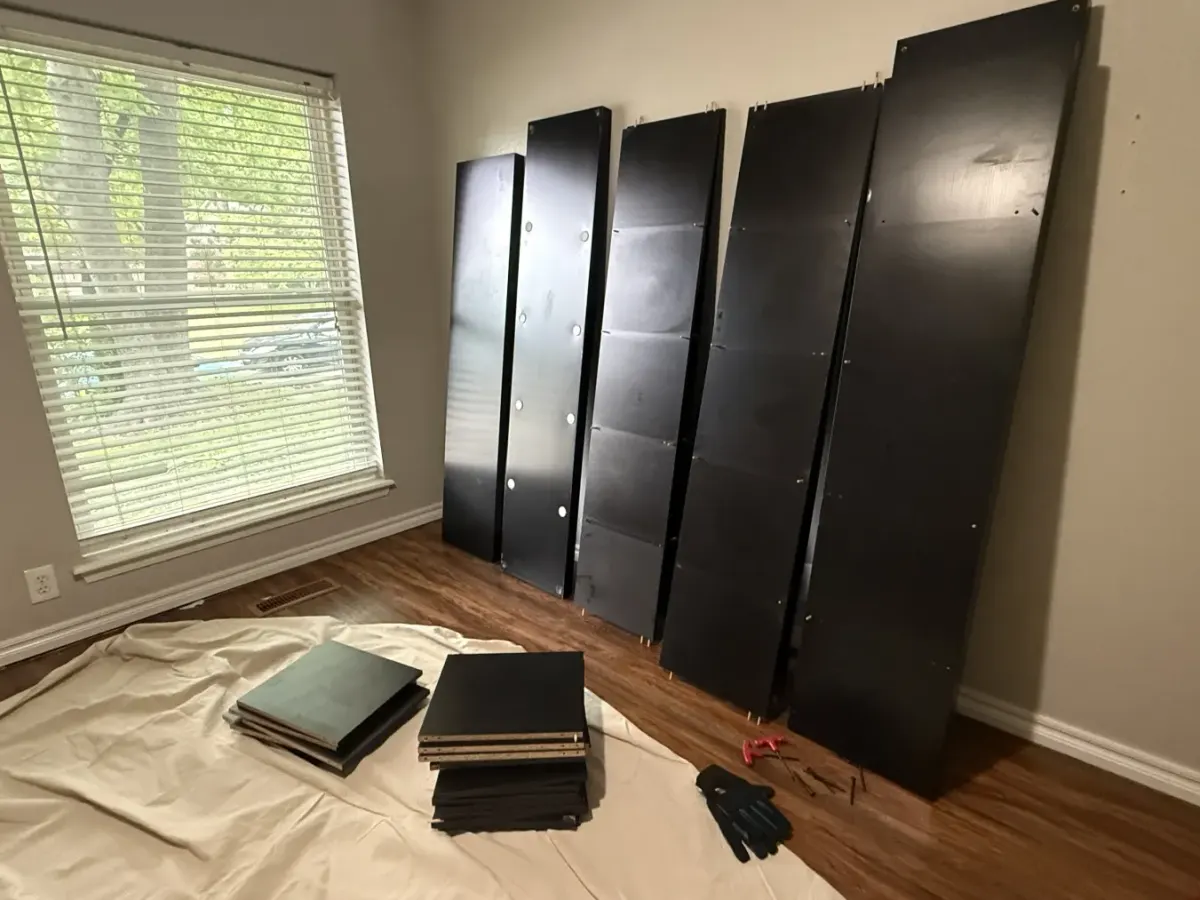 Furniture after pickup and assembly help